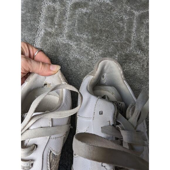 Nike Sneakers WOMENS SIZE 10 white Air Force 1 Pixel SE Zebra leather lace up - Picture 10 of 10